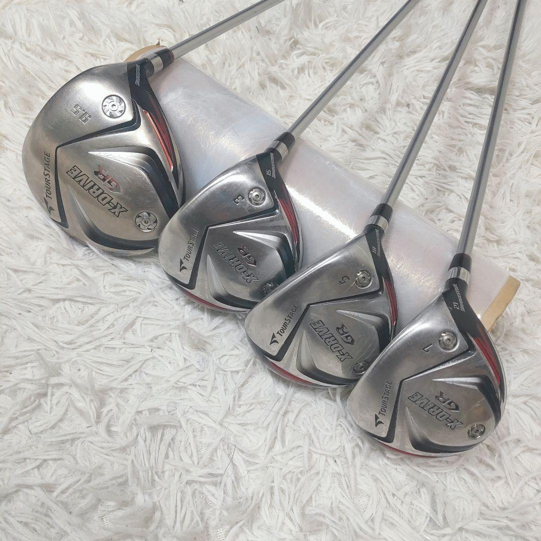 TOURSTAGE X-Drive GR 1W 3W 5W 7Wセット　中古