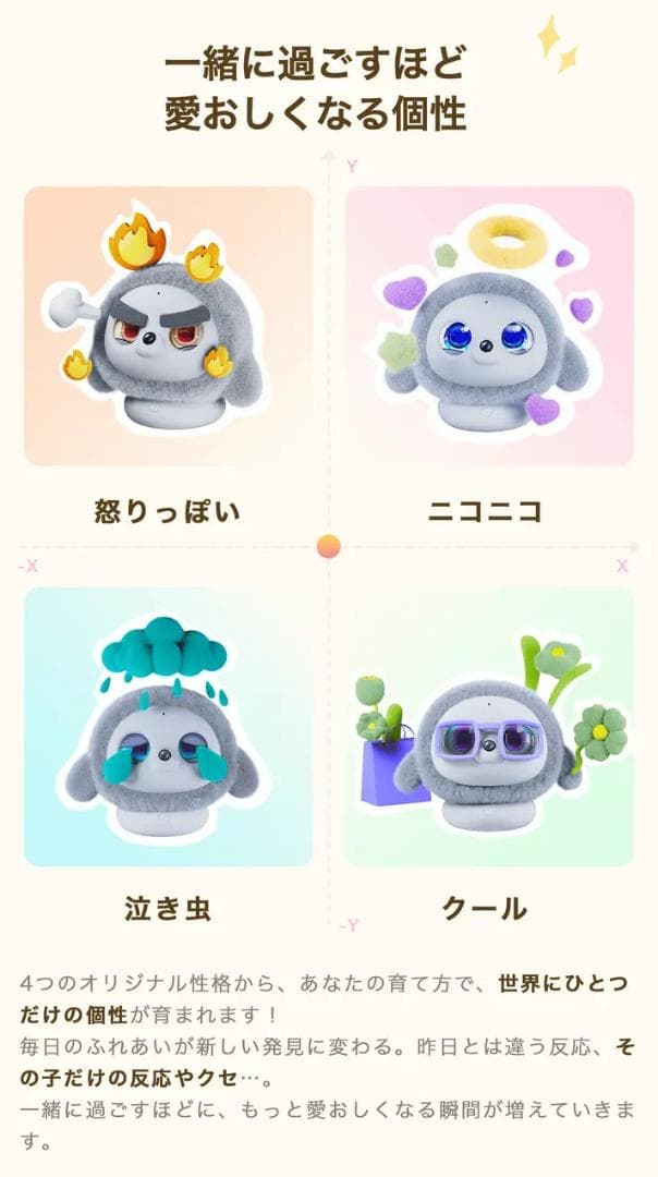 lopeto(ロペット) ペットロボットAI robot充電ベース付