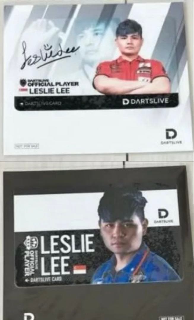 レスリーリー　ダーツライブカード　オフィシャルカード