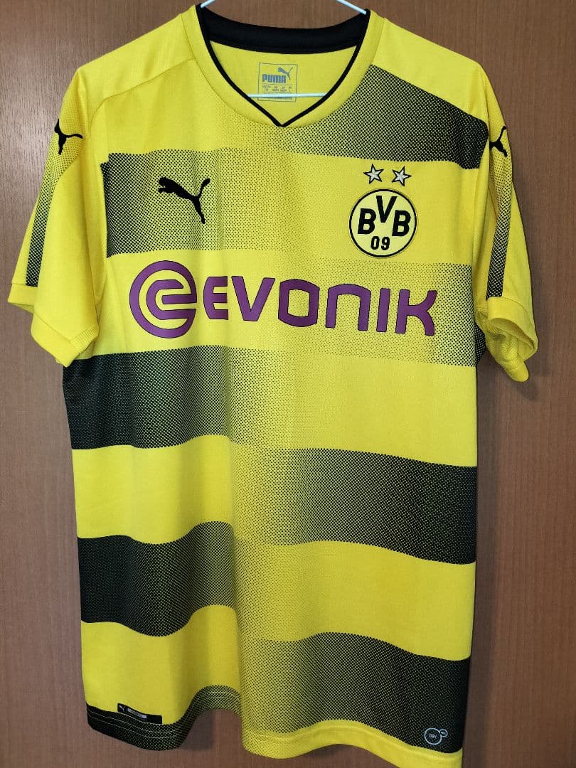 ドルトムント 17/18 ホーム ユニフォーム #22 プリシッチ Lサイズ