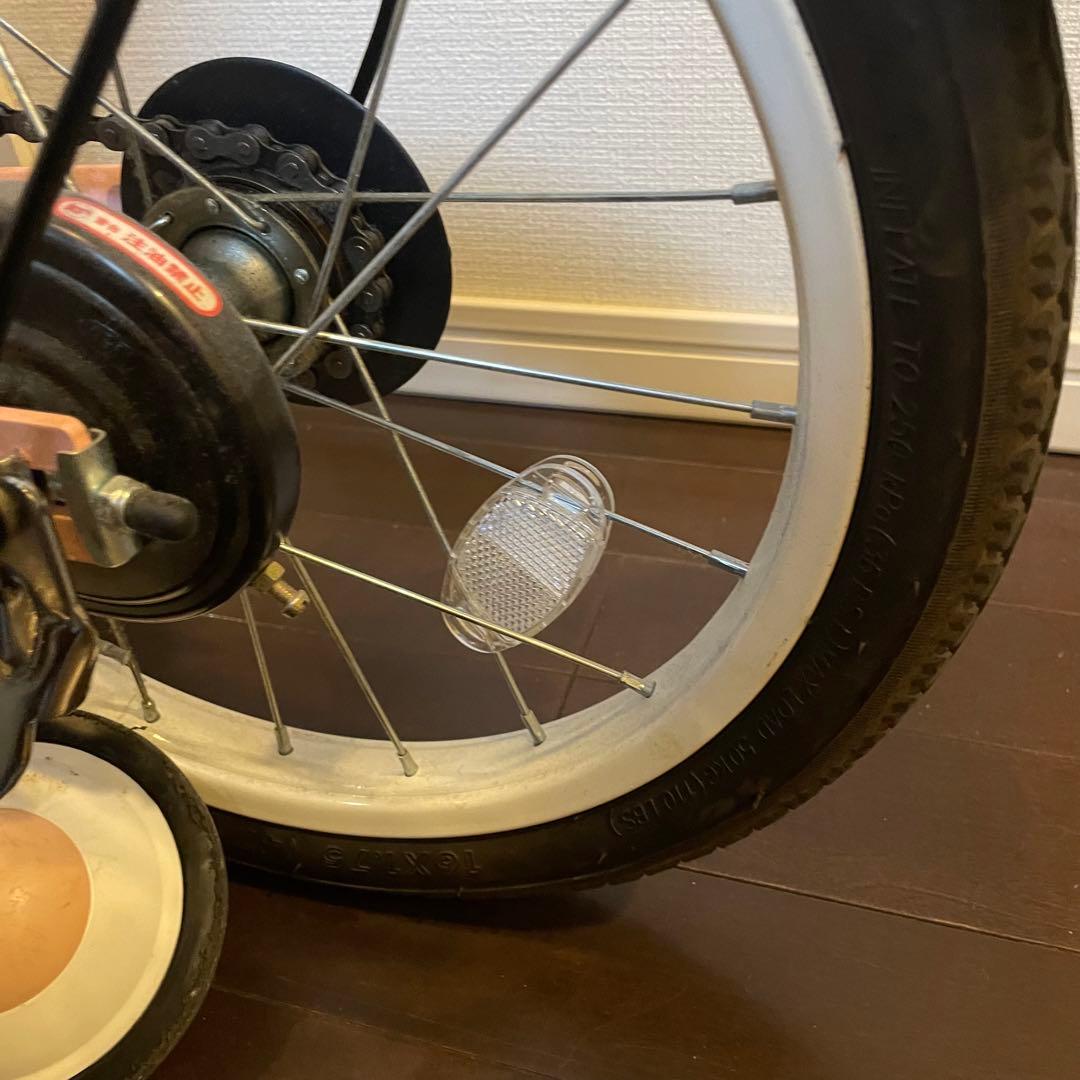 【引き取り限定】people いきなり自転車 16型 パステルピンク