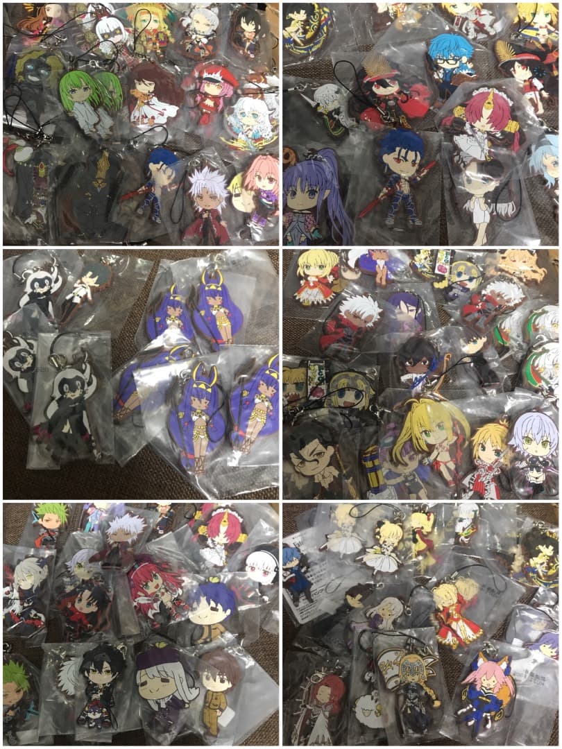 fate fgo ラバーストラップ 大量