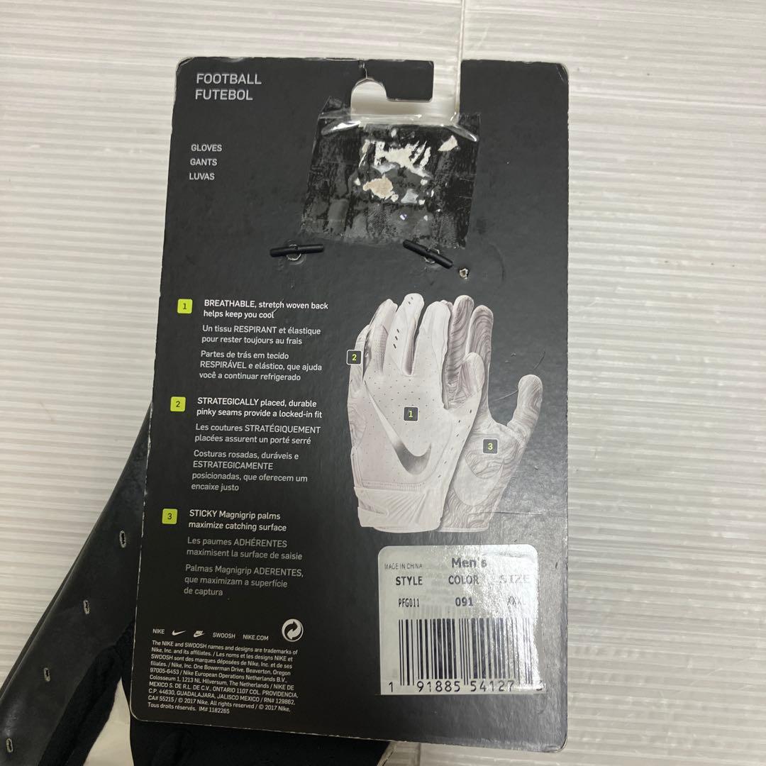 送料無料 新品 NIKE アメフト グローブ VAPOR JET 3XL