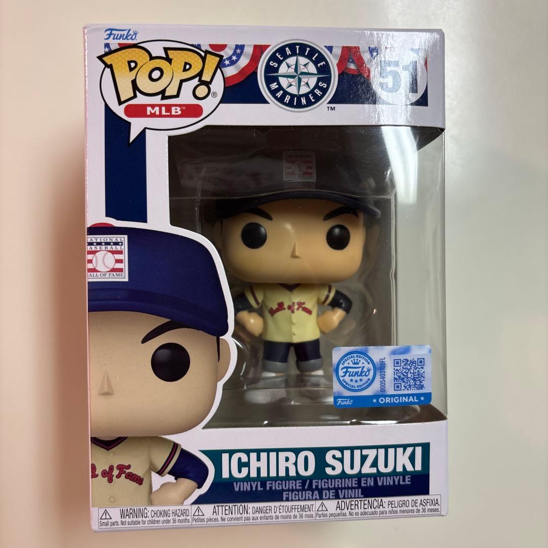 8/5 球場配布品 イチロー 殿堂入りPOP MLB フィギュア マリナーズ