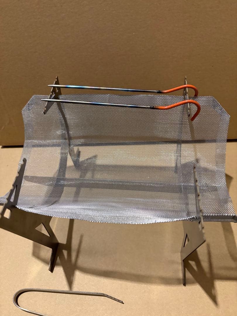 新品未使用ソラチタニウムギア焚き火台袋付き