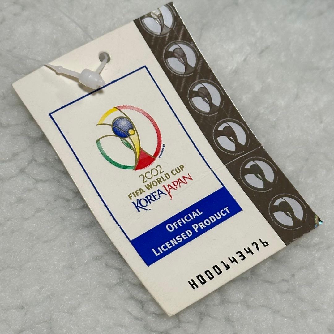 【未使用品】2002年 日韓W杯 公式ロゴ入り ベンチコート ボアフード付き