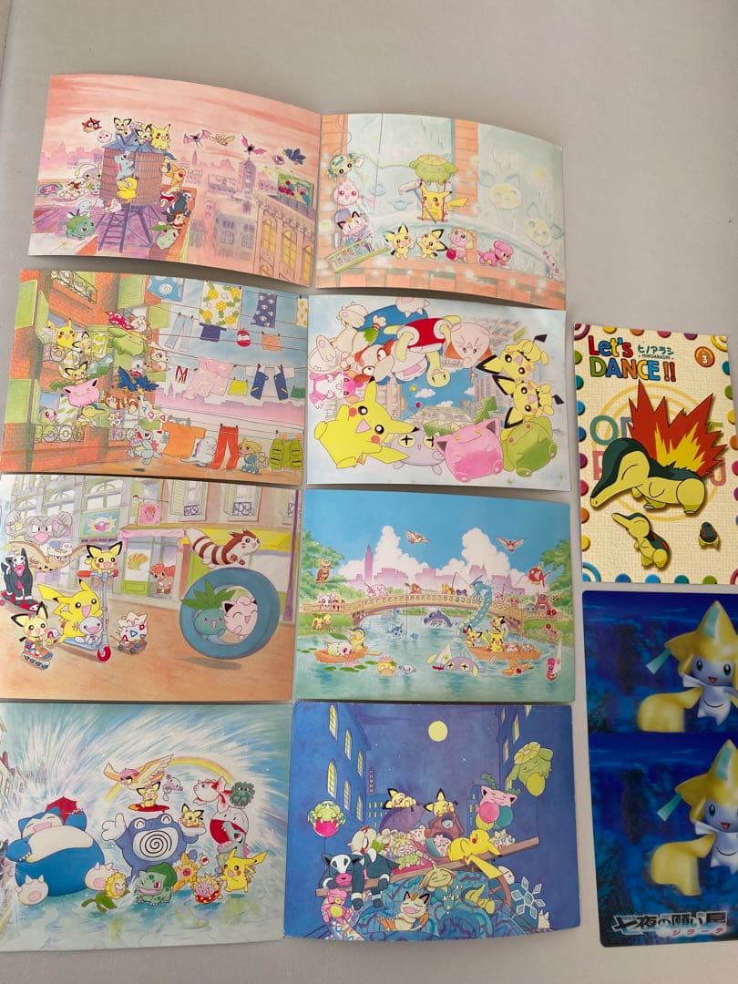 【当時品】ポケモン 金銀 クリスタル 予約特典 ポストカード おまけ付き