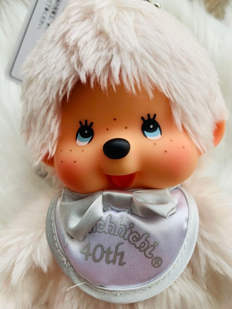 新品 40周年 プラチナ モンチッチ 男の子 monchhichi
