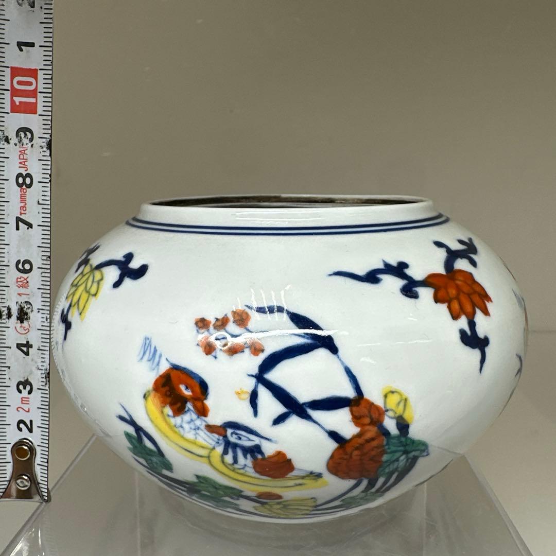 大清雍正年製　香炉　身幅約12.5㎝東Y7-0416①タヒチル