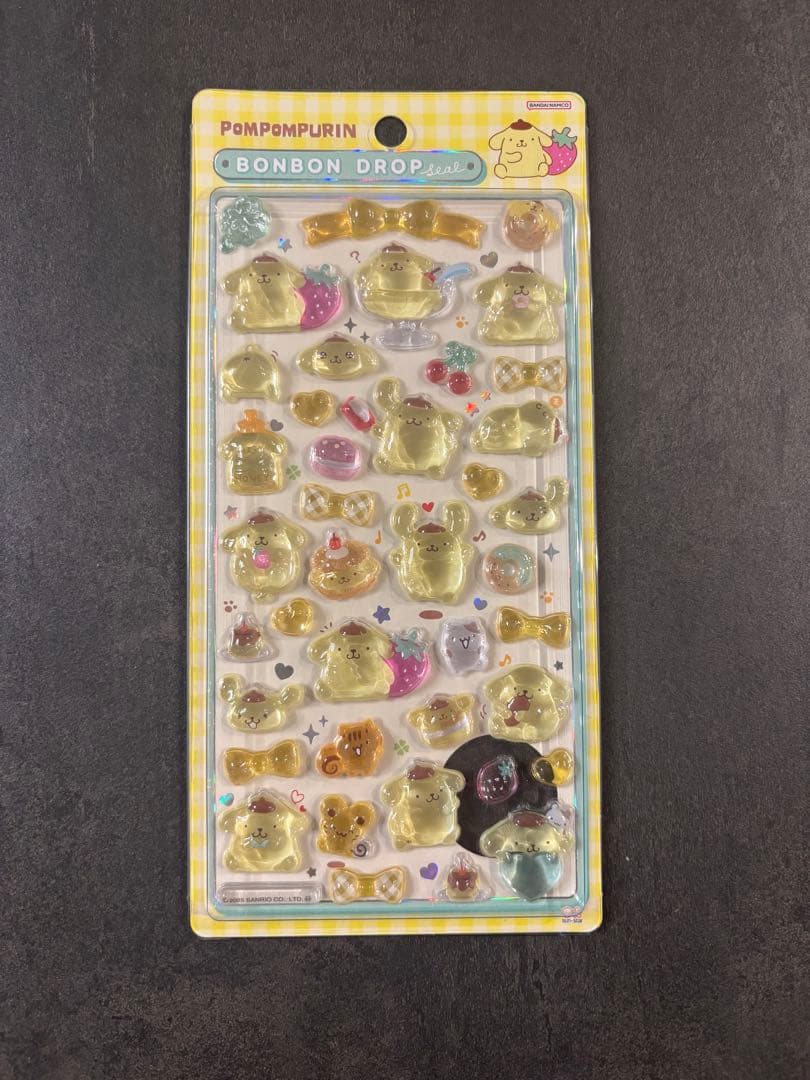 ボンボンドロップシール　サンリオ　第2弾　6種　キティクロミシナモンポムはぴだん