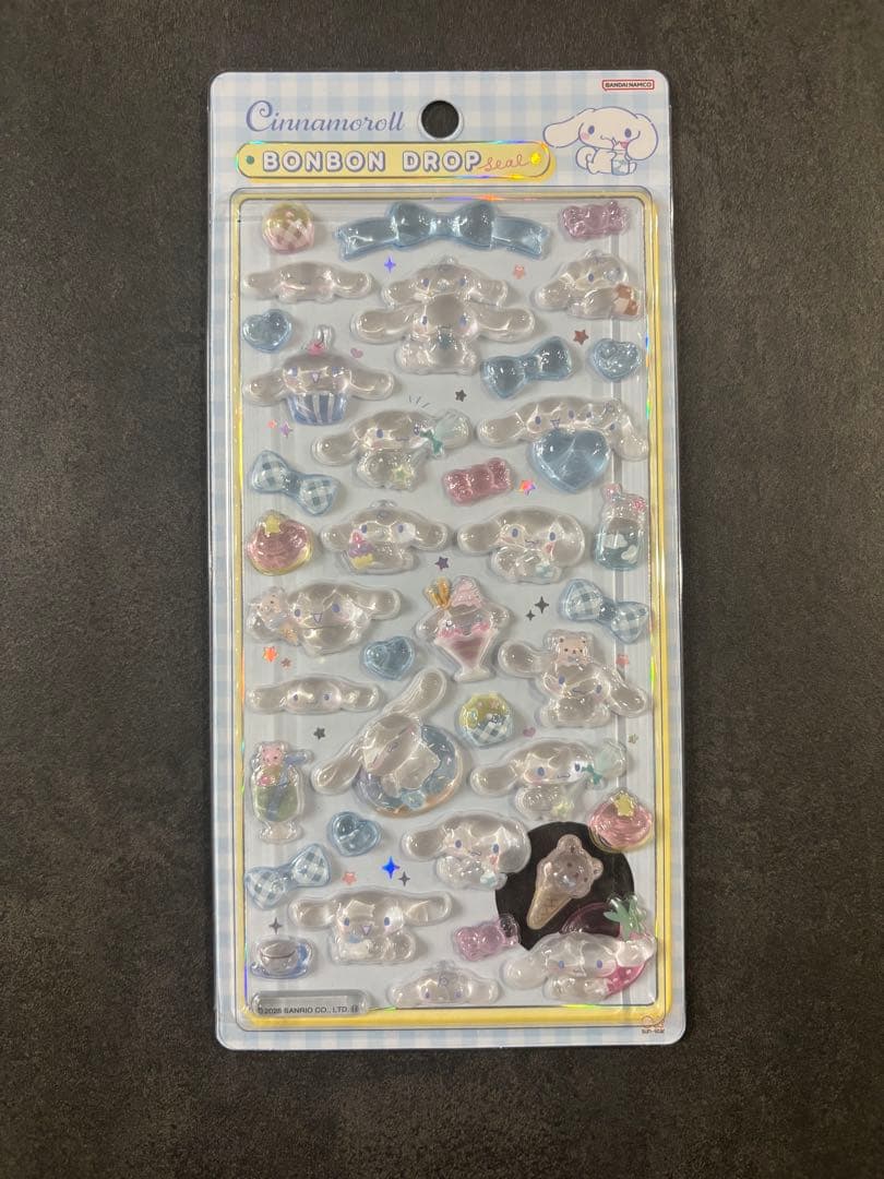 ボンボンドロップシール　サンリオ　第2弾　6種　キティクロミシナモンポムはぴだん