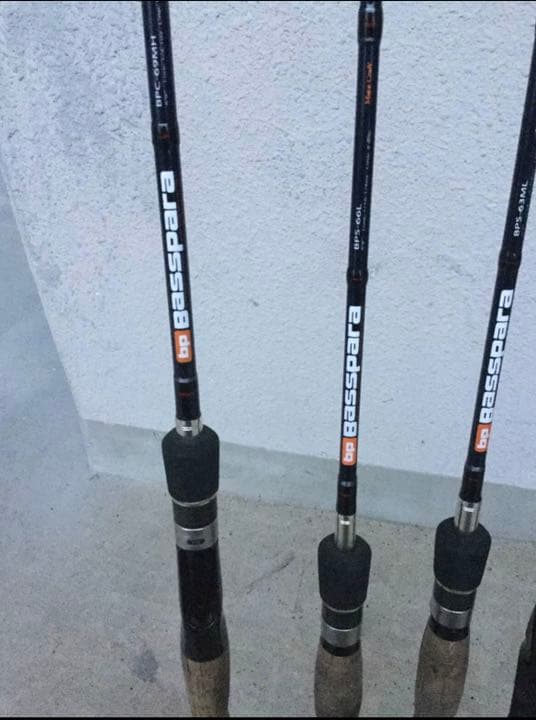 ★メジャークラフト バスパラ他 バスロッド4本セット！引き取り限定
