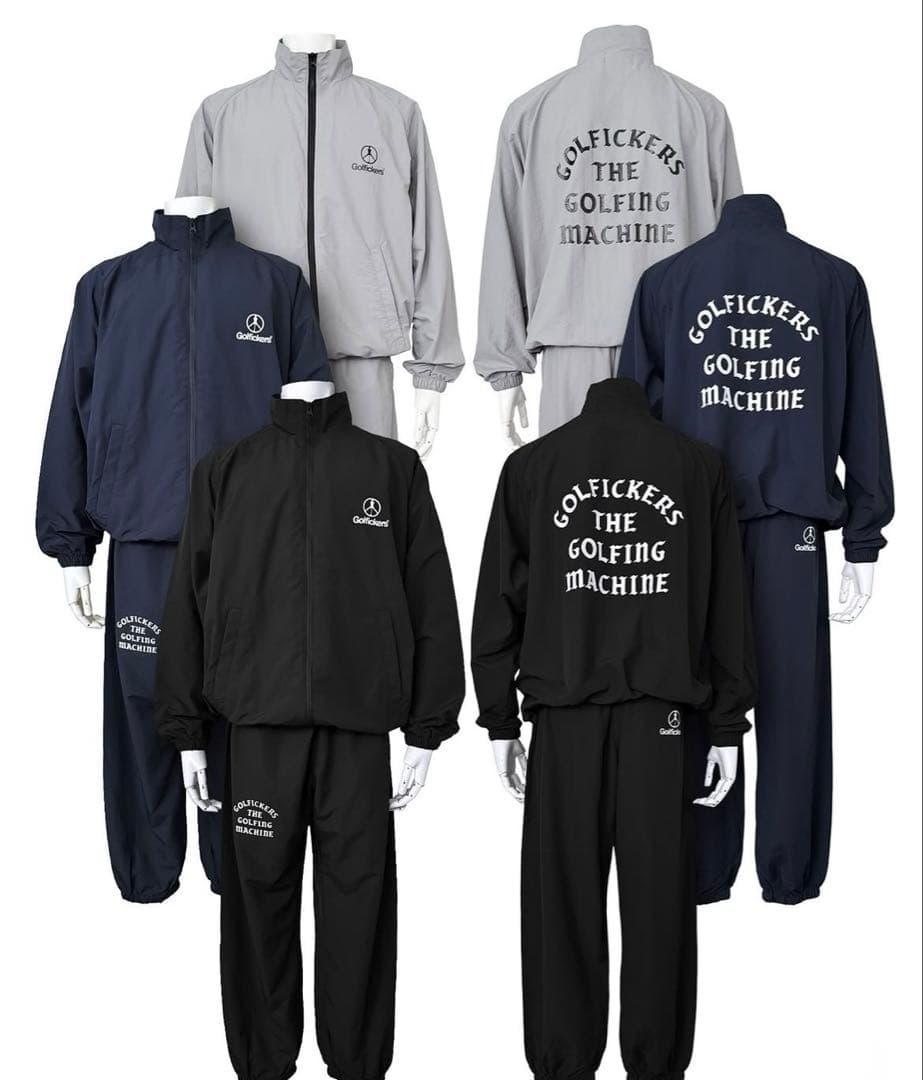 ゴルフィッカーズ　golfickers セットアップ　ブラックLサイズ