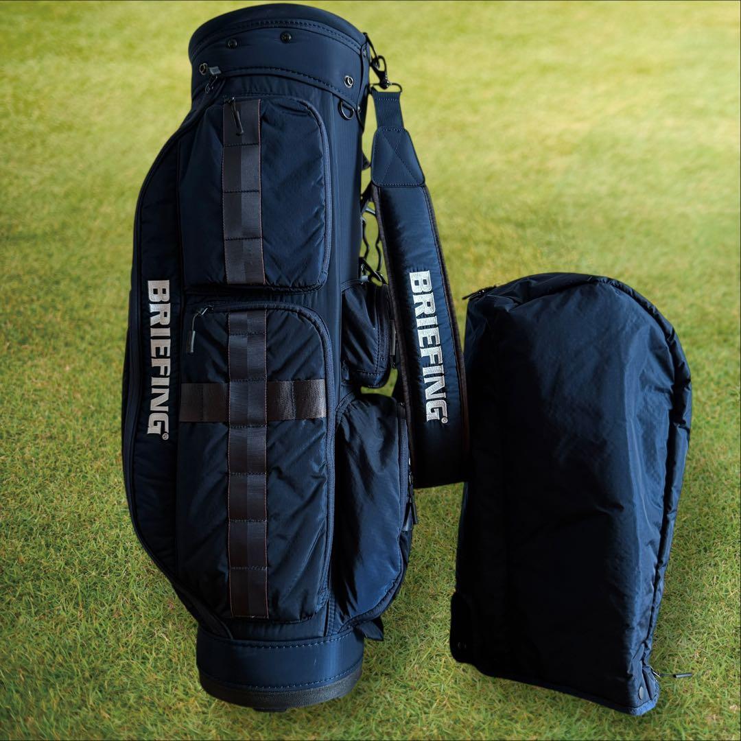 ブリーフィング　キャディバッグ　ネイビー　CR-6 紺 軽量　ユニセックス