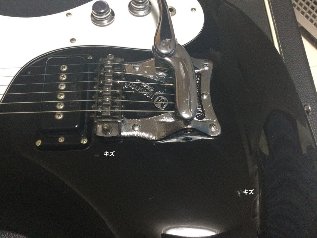 黒雲ベンチャーズモズライト　ベアリング入りブリッジ　モズライト専用ハードケース付