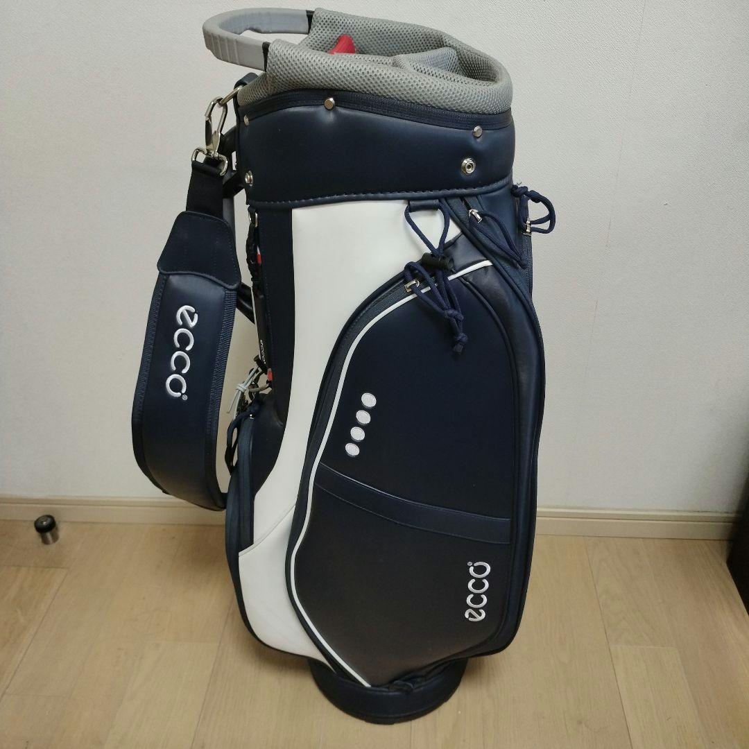 ecco キャディバッグ ネイビー/ホワイト