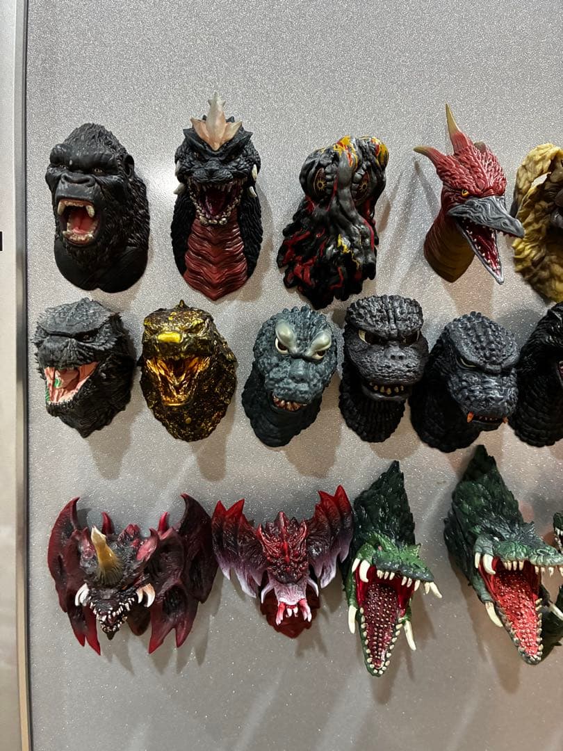 ゴジラヘッドマグネットゴジラ ４０個