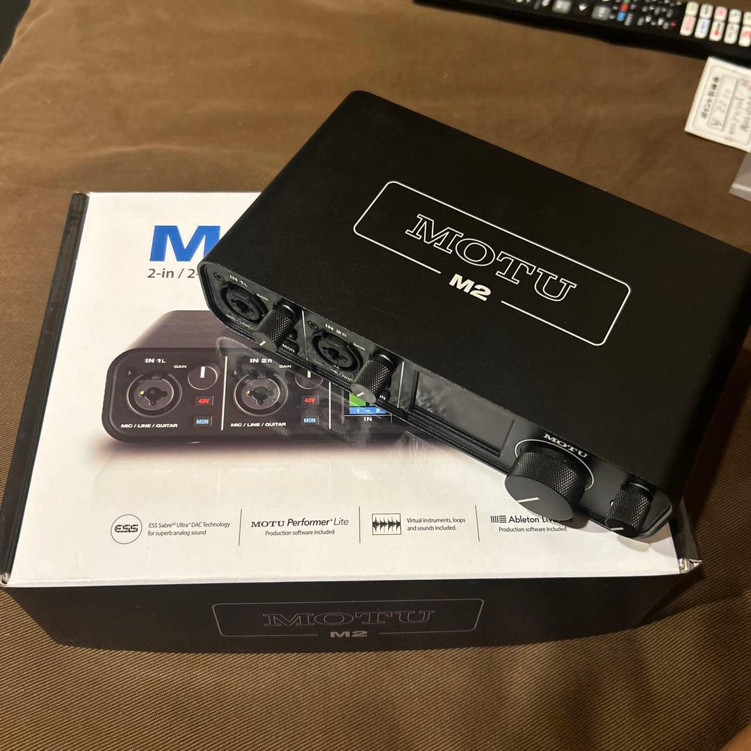 MOTU M2 2in 2out USBオーディオインターフェイス