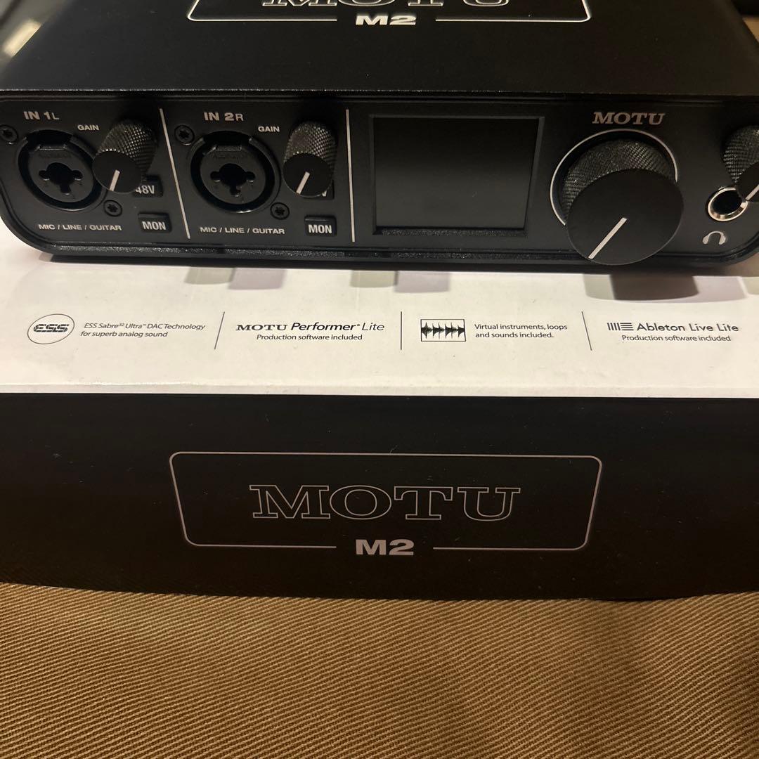 MOTU M2 2in 2out USBオーディオインターフェイス