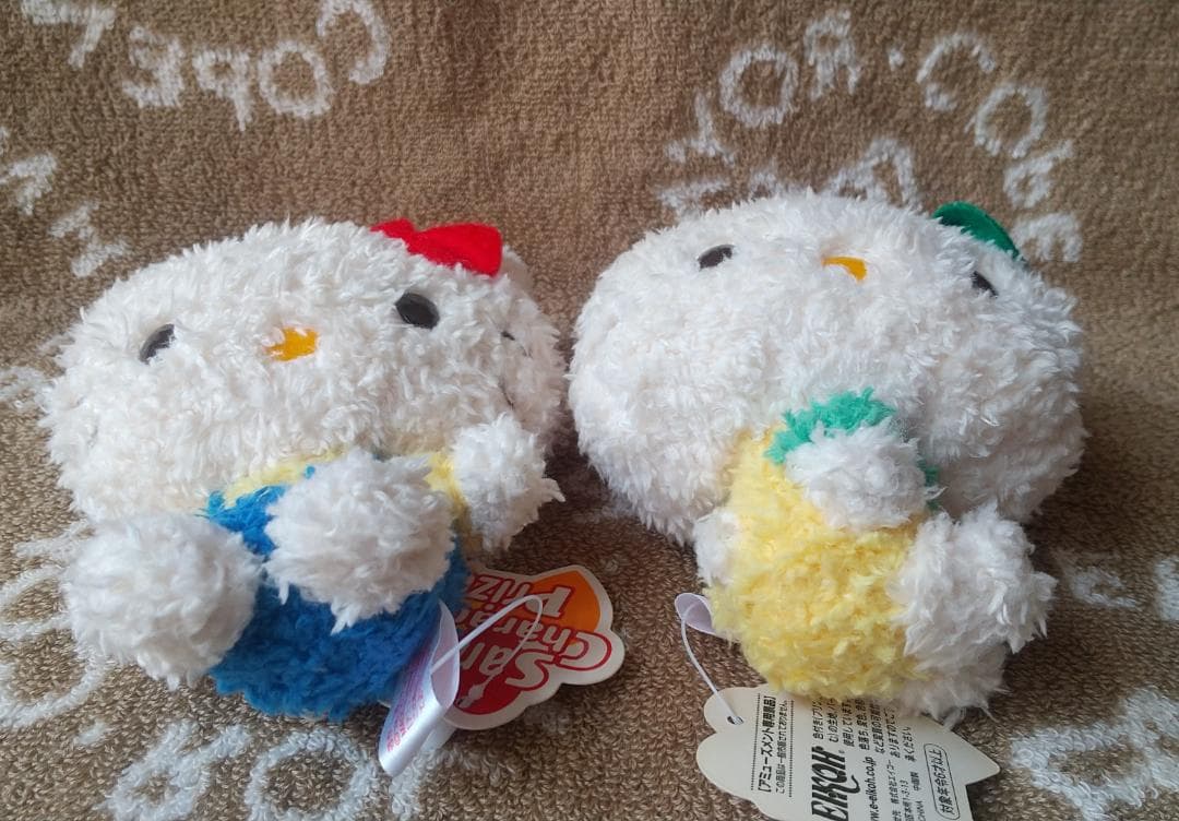 キティ　ぬいぐるみ　マスコット　エンジェル　いちご　どんぐり　キーホルダー