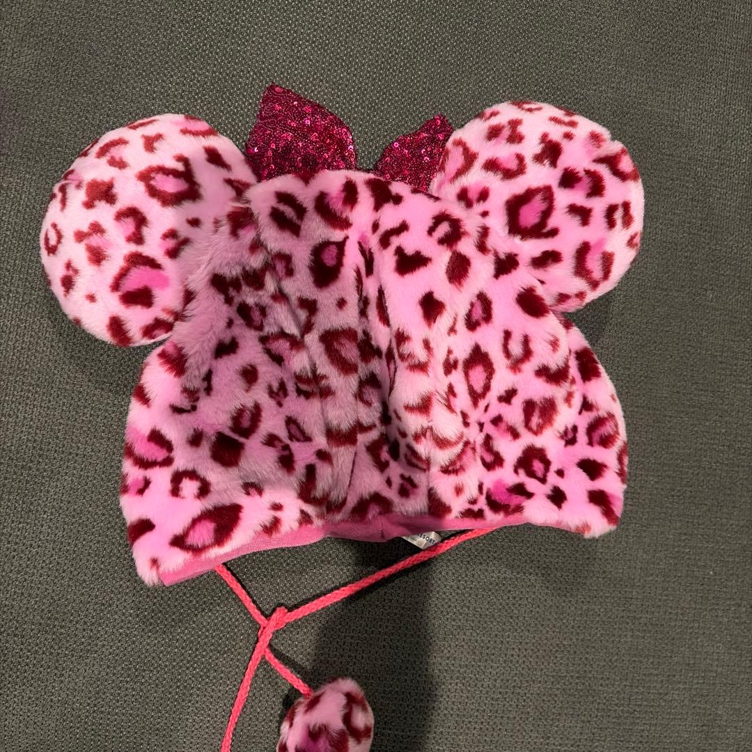 東京ディズニーリゾート ヒョウ柄ミッキー耳帽子