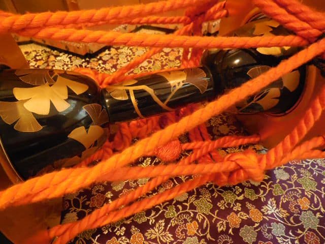 和楽器 鼓 小鼓 銀杏 蒔絵 漆塗り 和太鼓 打楽器 能 歌舞伎 ケース付き