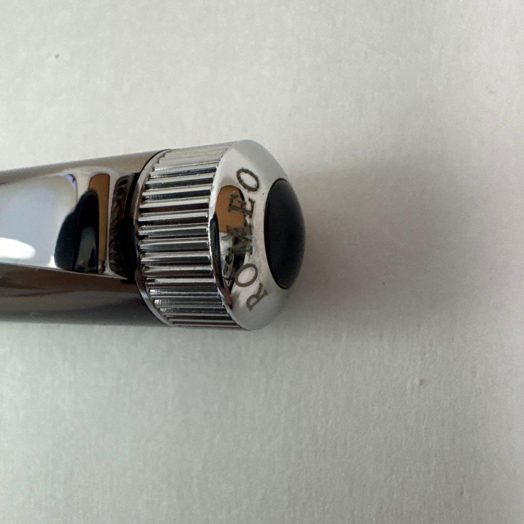 【美品】ROMEO ロメオ No.3 太軸 イタリアングレー 替芯付