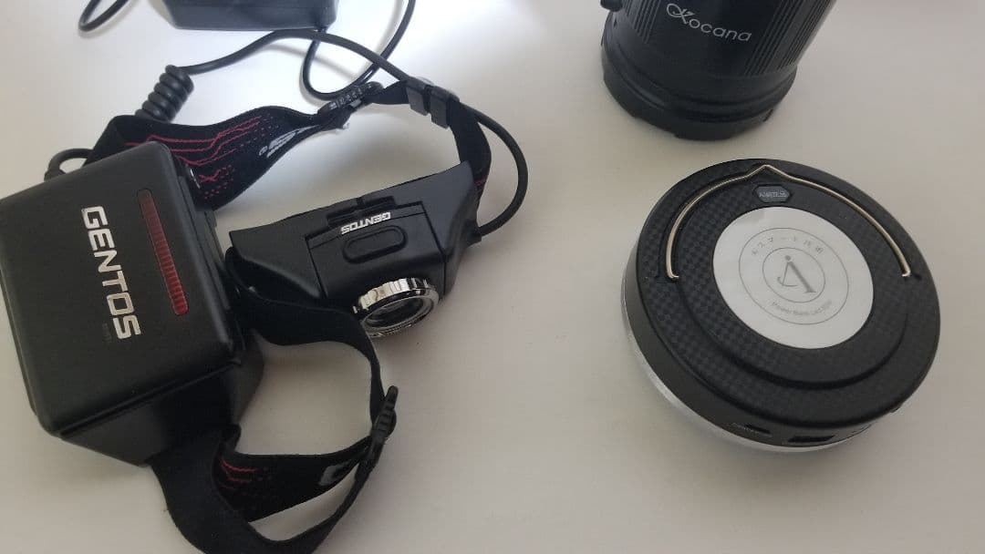 美品★GENTOS　GH-003　&充電器、Aiスマートベッドライト　3点セット