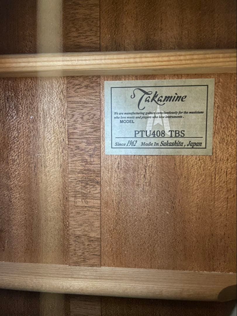 TAKAMINE　TPU408 TBS　アコースティックギター