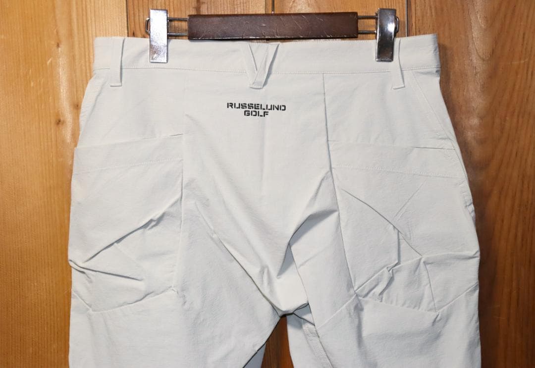 新品 ラッセルノ ゴルフ ストレッチ カーゴ ゴルフパンツ (6/XL) Ⓗ