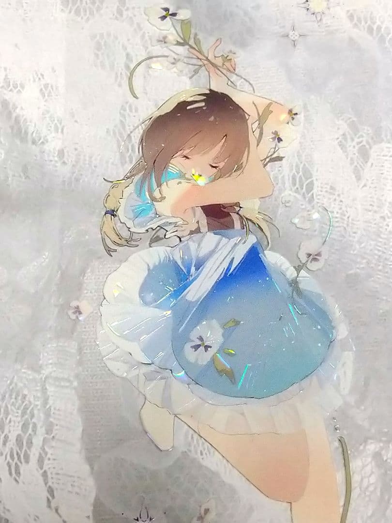 J950＃藤蔓浮岛(琉璃光)MOODTAPE切り売り海外人物マステ女の子