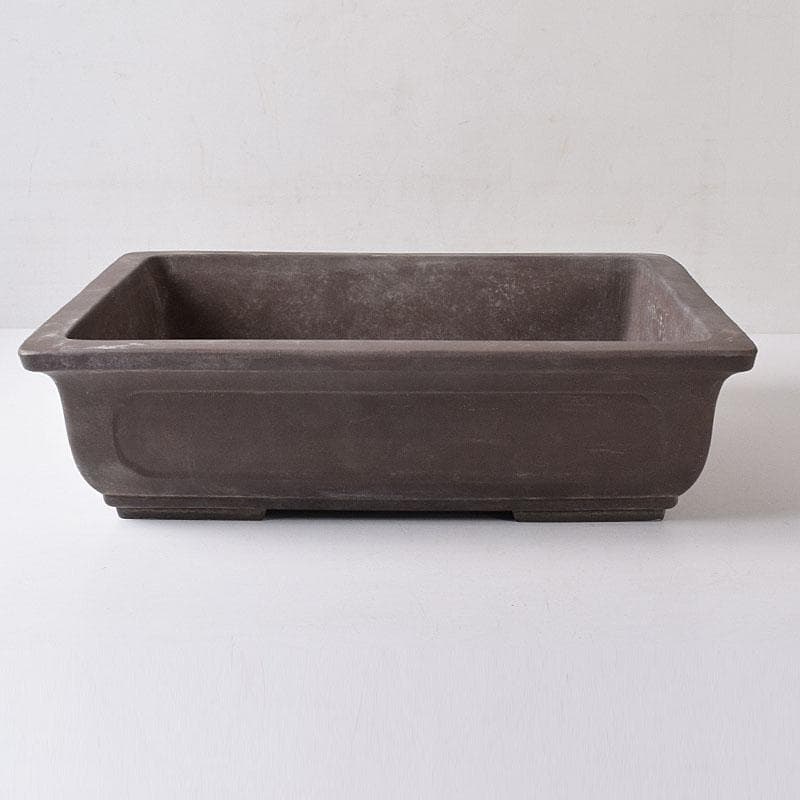 常滑焼　山晃造　植木鉢　盆栽鉢　四方鉢　N　7751C