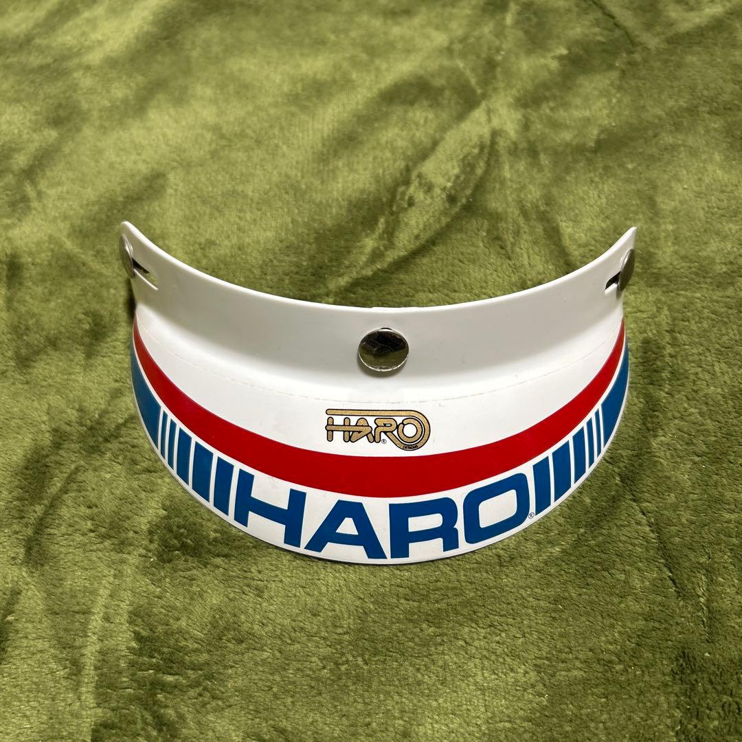 HARO バイザー ホワイト/レッド/ブルー