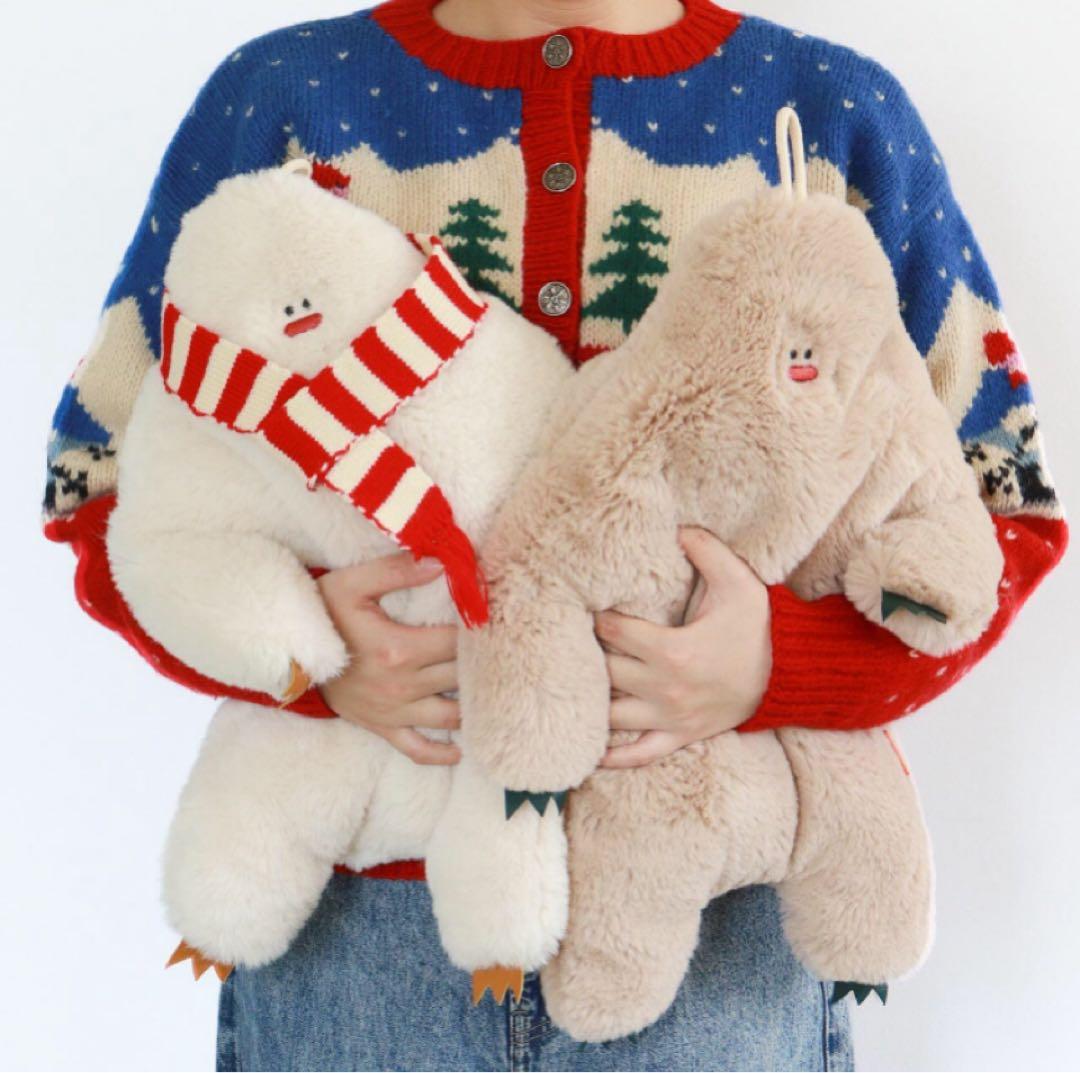 【新品】ウェブ限定マフラー付き イエティ 湯たんぽカバー （ベージュ）