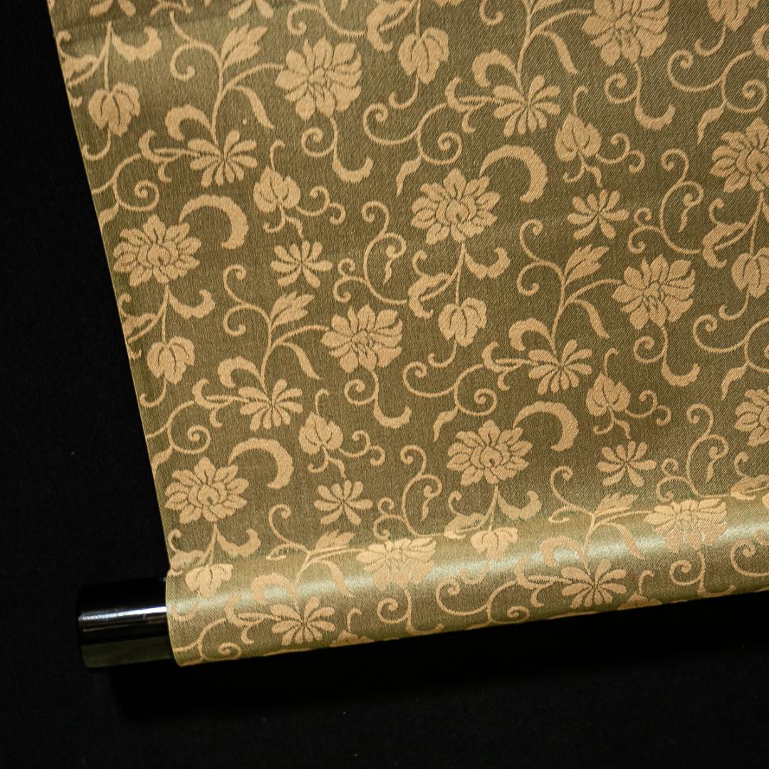 掛軸-1595　東大寺　清水公照　三月江上路　寒山詩　共箱