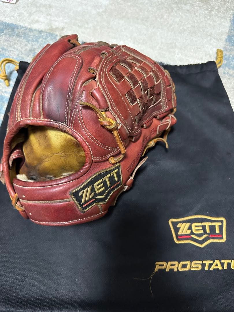 ZETT プロステイタス硬式　内野手用グローブ 源田モデル　　フルオーダー