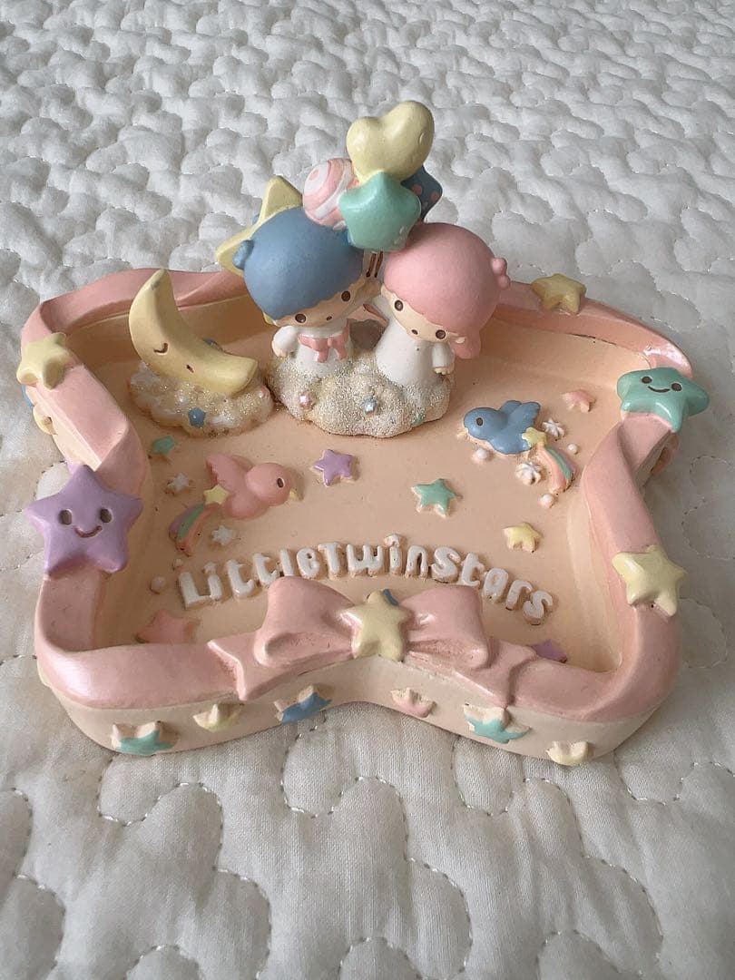 レトロ レア リトルツインスターズ 星型プレート アクセサリーケース