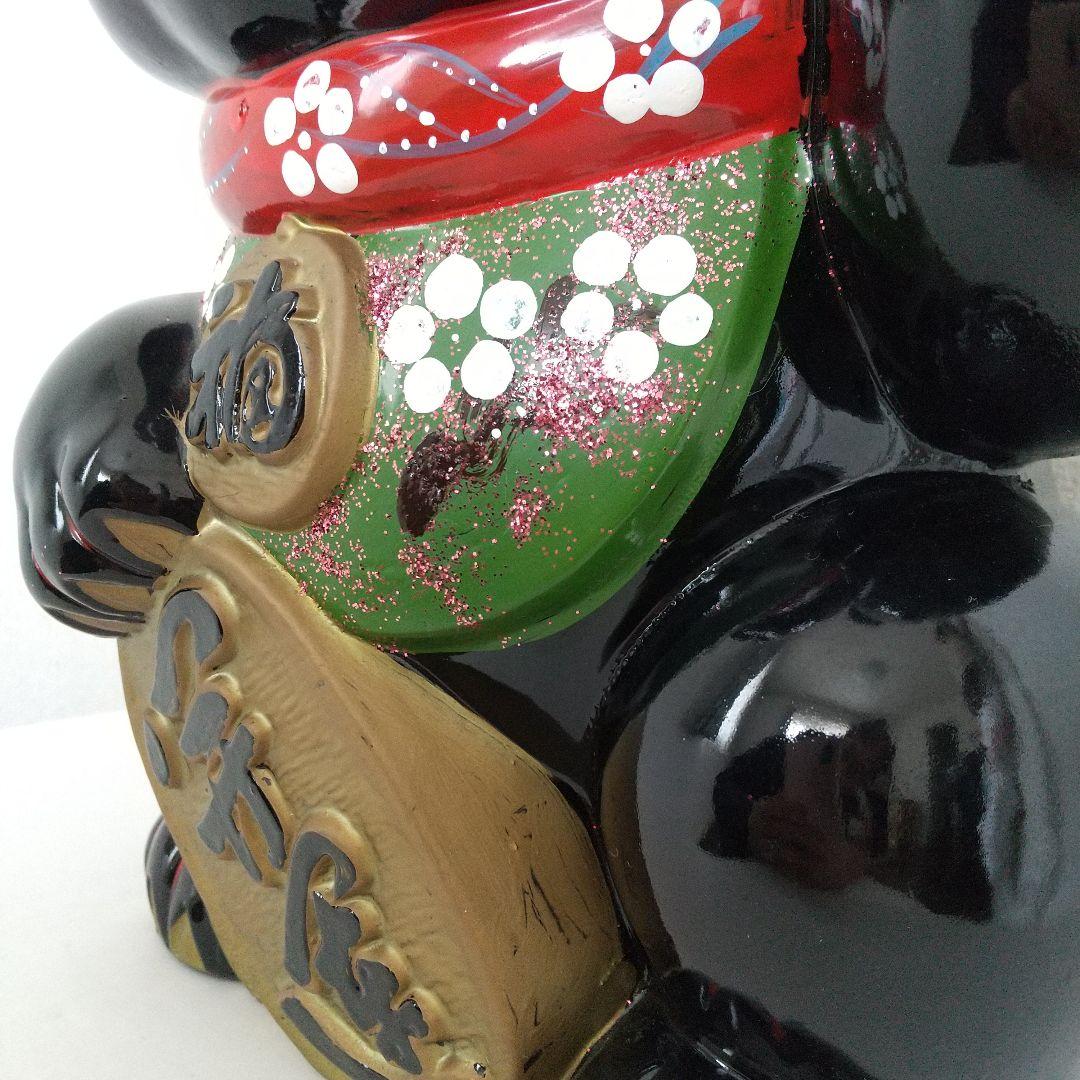 常滑焼　開運　招き猫　置物　貯金箱　見映えする大きな33cm