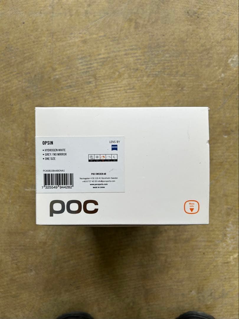 POC OSPIN フラットレンズ・ゴーグル ZEISS ノーミラーレンズ