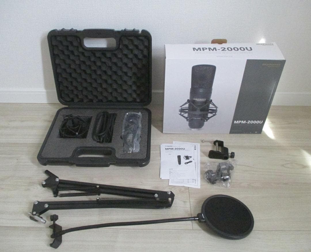 未使用＊マランツプロ MPM2000U コンデンサーマイク スタンド セット