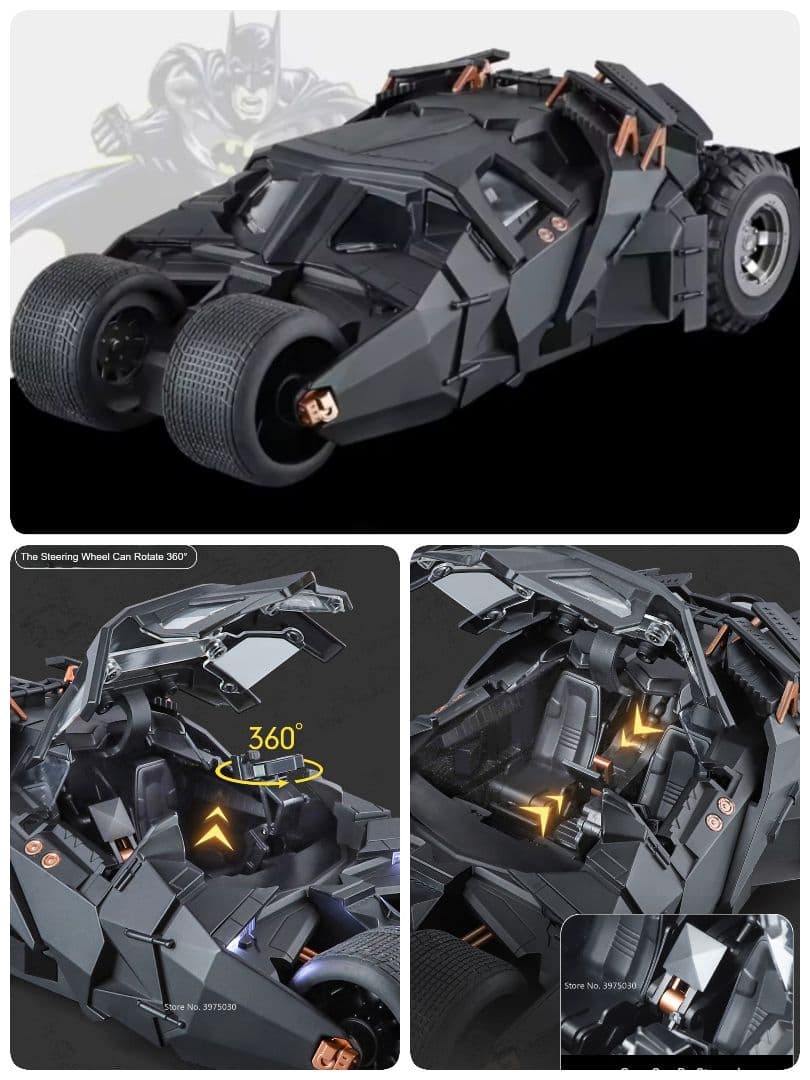 ★未使用 バットモービル 1/18 ダイキャスト ミニカー バットマン レア品