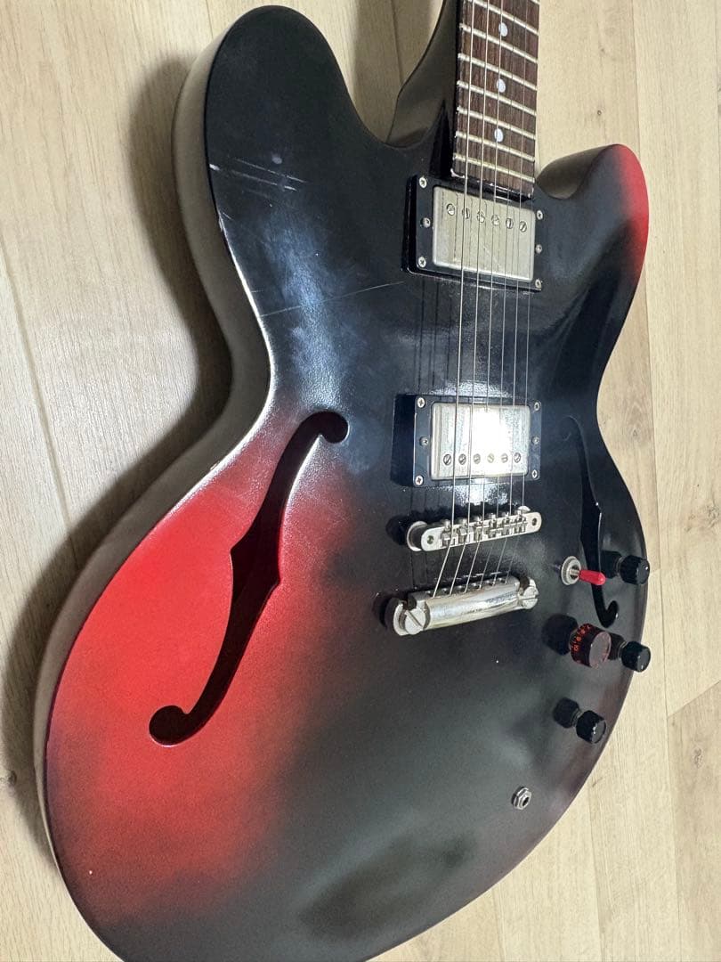 セミアコ エドワーズ EDWARDS E-SA-125LTS 自力塗装あり