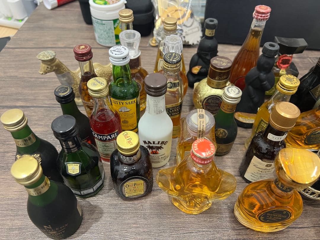 洋酒　ウイスキー　ブランデー　リキュール類　ミニチュア　ミニボトルおまとめセット