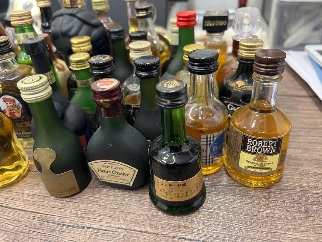 洋酒　ウイスキー　ブランデー　リキュール類　ミニチュア　ミニボトルおまとめセット
