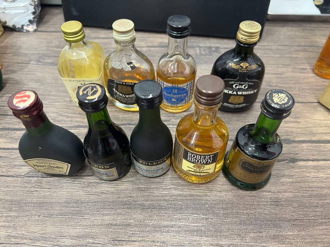 洋酒　ウイスキー　ブランデー　リキュール類　ミニチュア　ミニボトルおまとめセット