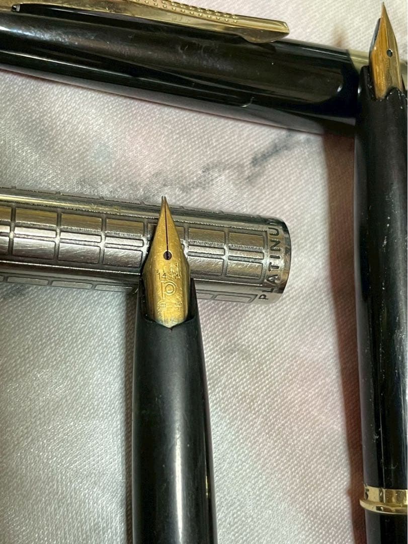 万年筆まとめK18 2本 K14 5本 他1本