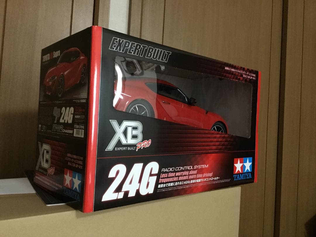 タミヤ　１／１０電動RC　XB　トヨタＧＲスープラ（ＲＥＤ）新品