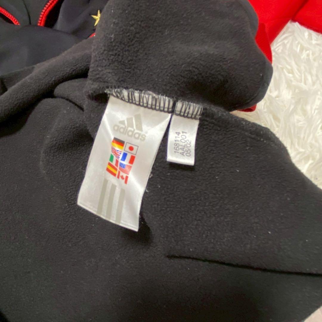 ACミラン adidas ハーフジップ トレーニングウェア Lサイズ上下セット