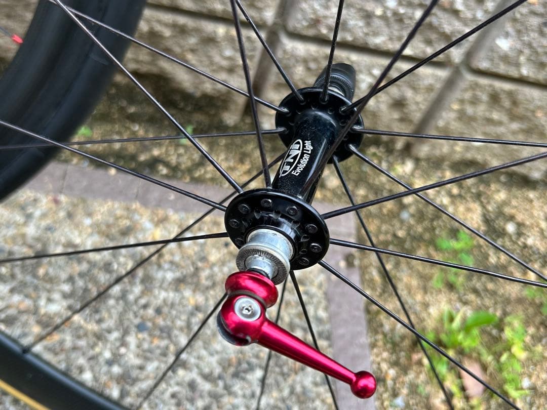 注意あり チューブラー カーボンホイール TNI 11速