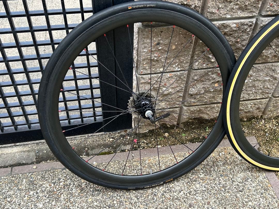 注意あり チューブラー カーボンホイール TNI 11速